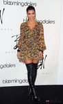 Kim Kardashian con un look de leopardesa