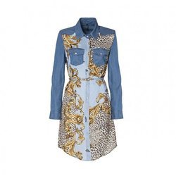 Vestido vaquero con estampado de la colección 'Blue Denim' de Liu Jo