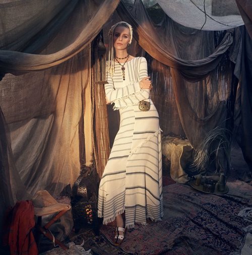 Túnica estampada de la colección primavera/verano 2019