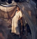 Vestido bordado de la colección primavera/verano 2019 de Zara