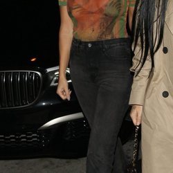 Kourtney Kardashian con un look sencillo en Los Ángeles