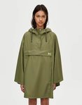 Abrigo oversize verde colección Primavera Sound pull & Bear