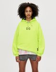 Sudadera ancha verde colección Primavera Sound Pull & Bear