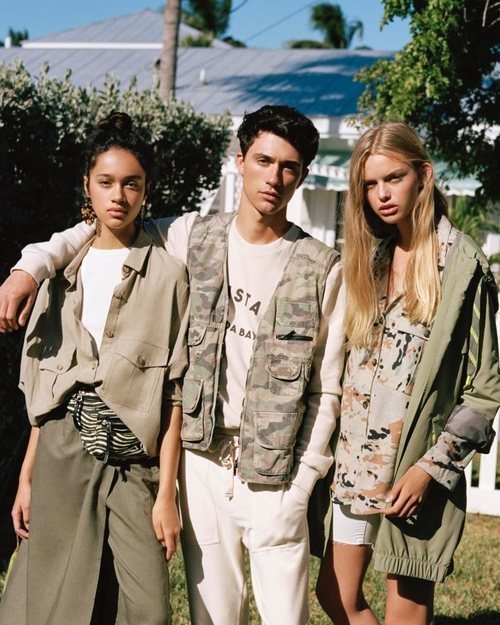 Prendas de estilo militar de la colección primavera/verano 2019 de Pull and Bear