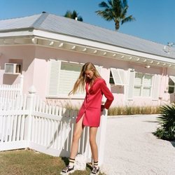 Americana frambuesa de la colección primavera/verano 2019 de Pull and Bear