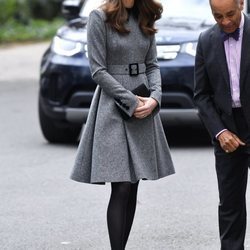La Duquesa de Cambridge con un abrigo vestido