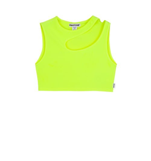 Top amarillo colección Pantone by Bershka