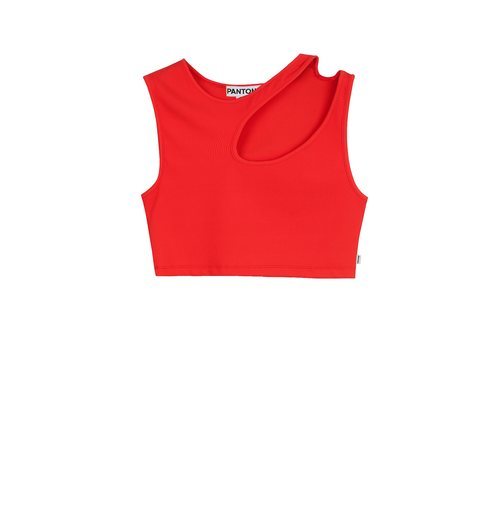 Top naranja colección Pantone by Bershka