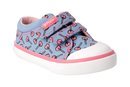 Zapatillas azules con piruletas rosas de Garvalín