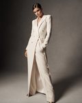 Abrigo blanco de la colección primavera 2019 de Ralph Lauren