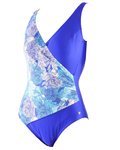 Bañador azul con estampado floral colección 2019 de Venus