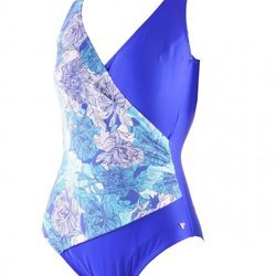 Bañador azul con estampado floral colección 2019 de Venus