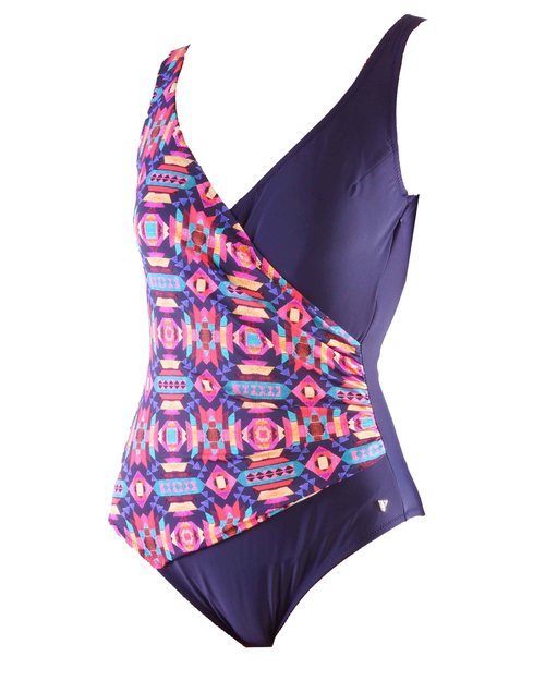 Bañador morado con estampado étnico colección 2019 de Venus
