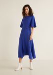 Vestido azul klein de la colección primavera 2019 de Mango