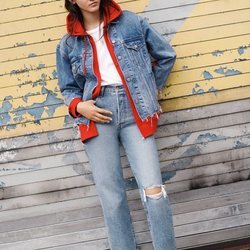 Jeans con un roto nueva colección de Levi's