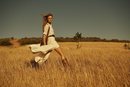Vestido blanco de la colección primavera/verano 2019 de Massimo Dutti