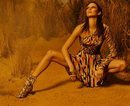 Kendall Jenner posando para la colección primavera/verano 2019 de Roberto Cavalli