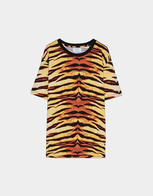 Camiseta estampado animal tigre Bershka