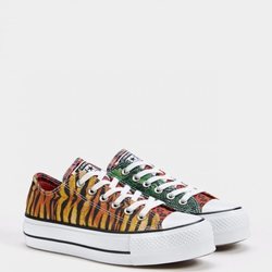 Zapatillas Converse estampado animal mix