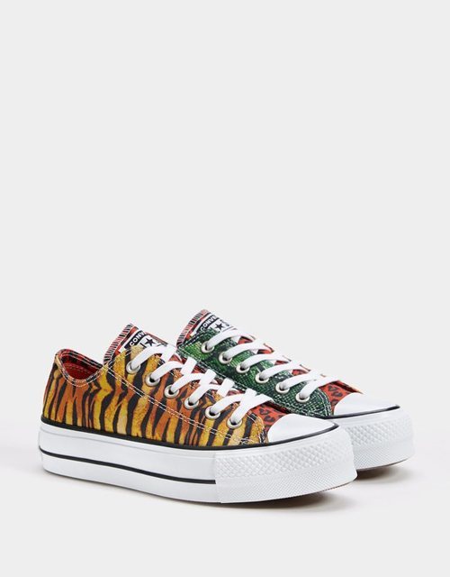 Zapatillas Converse estampado animal mix
