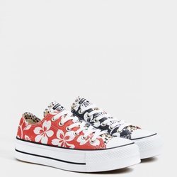 Zapatillas Converse estampado floral hawaiano mix