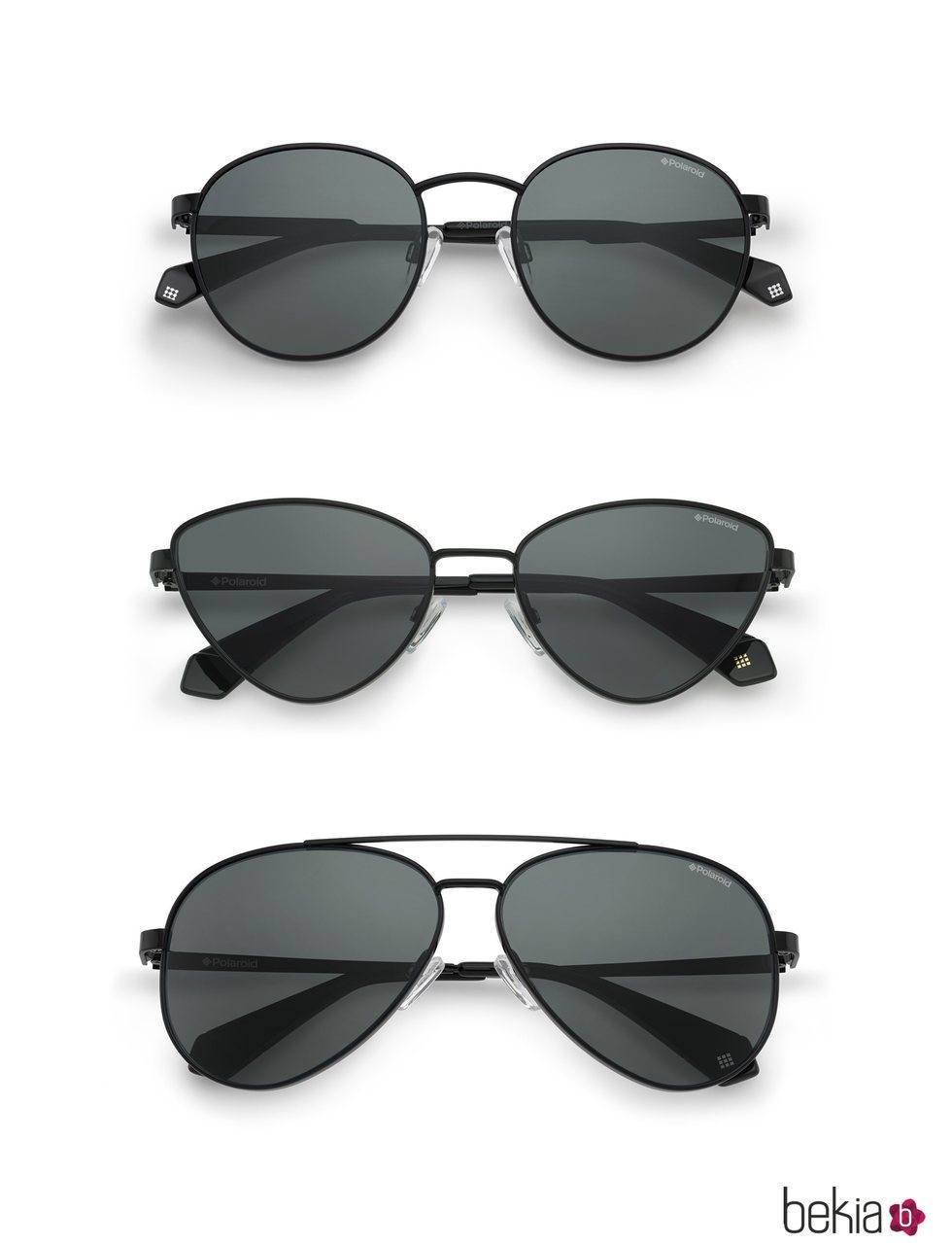 Modelos de gafas de la colección 2019 'Polaroid by Sara'