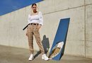 Blusa blanca del lookbook primavera/verano 2019 de Stradivarius