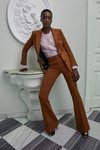 Traje pantalón marrón de Pertegaz otoño/invierno 2019/2020