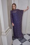 Vestido largo con estampados y corte asimétrico de Pertegaz otoño/invierno 2019/2020