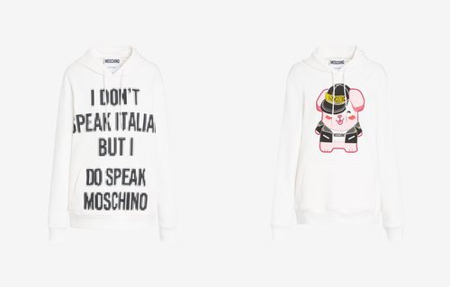 Sudaderas estampadas colección Moschino x The Sims