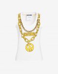 Camiseta de tirantes estampado cadenas colección Moschino x The Sims