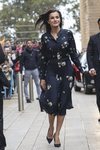 La Reina Letizia con vestido de Massimo Dutti en la Misa de Pascua 2019