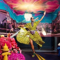 Vestido estampado de la colección 'Kenzotopía' de Kenzo