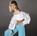 Blusa con volumen de la colección primavera/verano 2019 de Luisa Spagnoli