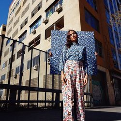 Zahara luce blusa animal print de la colección SS19 de Compañía Fantástica