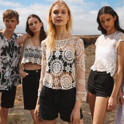 Tops de crochet de la colección 'Music Summer Vibes' de Lefties
