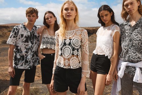 Tops de crochet de la colección 'Music Summer Vibes' de Lefties
