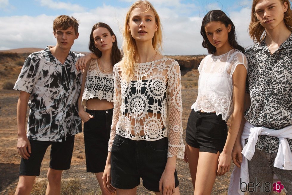 Tops de crochet de la colección 'Music Summer Vibes' de Lefties