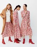 Tres modelos luciendo un vestido de Mango 2019