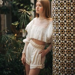 Blusa crop top de la colección 'Lost in Marrakech' de Philosophy di Lorenzo