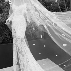 Vestido de corte sirena de la colección nupcial otoño 2019 de Elie Saab