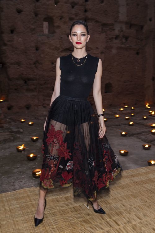Sofía Sánchez de Betak en el desfile de Dior Cruise 2020 celebrado en Marrakech