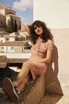 Blusa Mykonos de la colección primavera/verano 2019 de Amlul, firma de Gala González