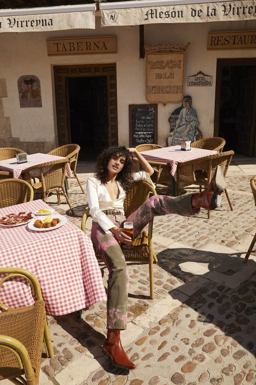 Blusa Venice de la colección primavera/verano 2019 de Amlul, firma de Gala González