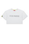 Crop top con mensaje 'Di mi nombre' de la colección Pull&Bear by Rosalía