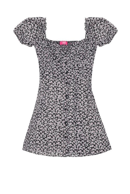 Vestido de flores de la colección de Pull&Bear by Rosalía