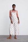Mono de lino de la colección premamá primavera 2019 de Zara