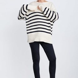 Jersey de rayas marineras de la colección premamá primavera 2019 de Zara
