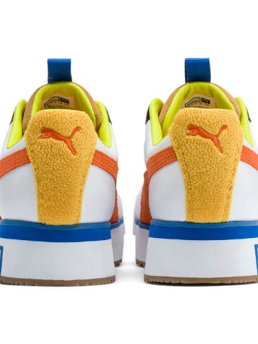 Parte posterior de las clásicas zapatillas Roma de la firma Puma