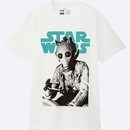 Camiseta blanca de hombre con ilustración de Greedo de Star Wars x Uniqlo